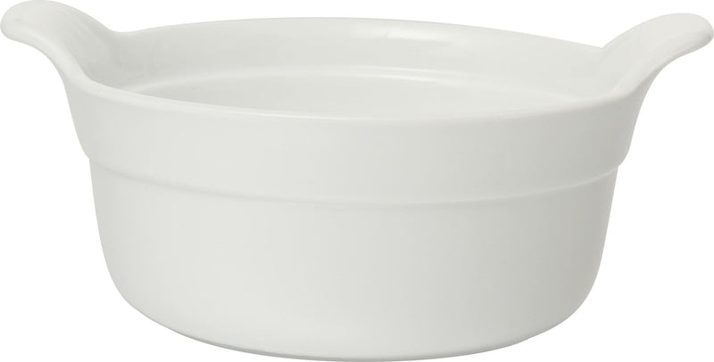 Marketing Porcelain French Onion Soup Bowl with Handles, 475-mL, White R1Q6