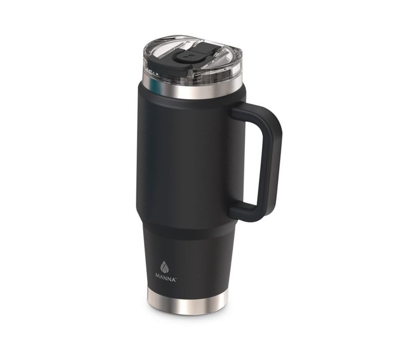 WFH Stainless Steel Insulated Travel Mug with Dual-Function Lid, 32-oz Q0U1