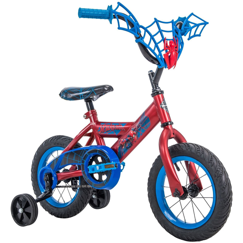 Spider-Man Kids' Bike 12-in Wheel, Red/Blue F2M8