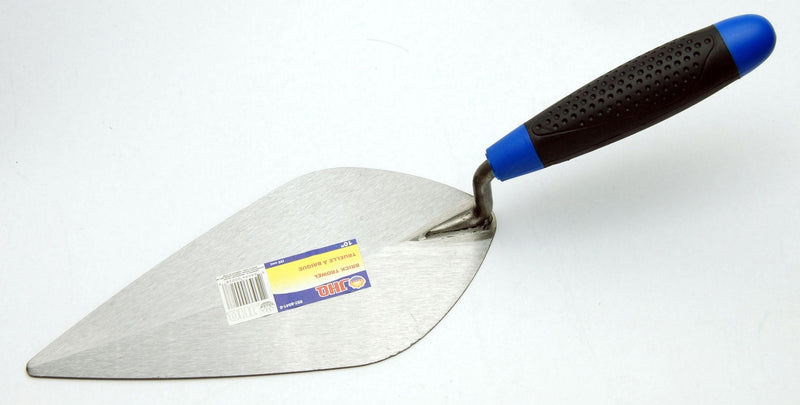 Concrete & Brick Pointing Trowel with Ergonomic Handle Grip 10-in V7V5