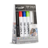 Top Chalk Erasable Liquid Chalk Markers, Multi-Colour, 6-pk D7Z2 - product image 1