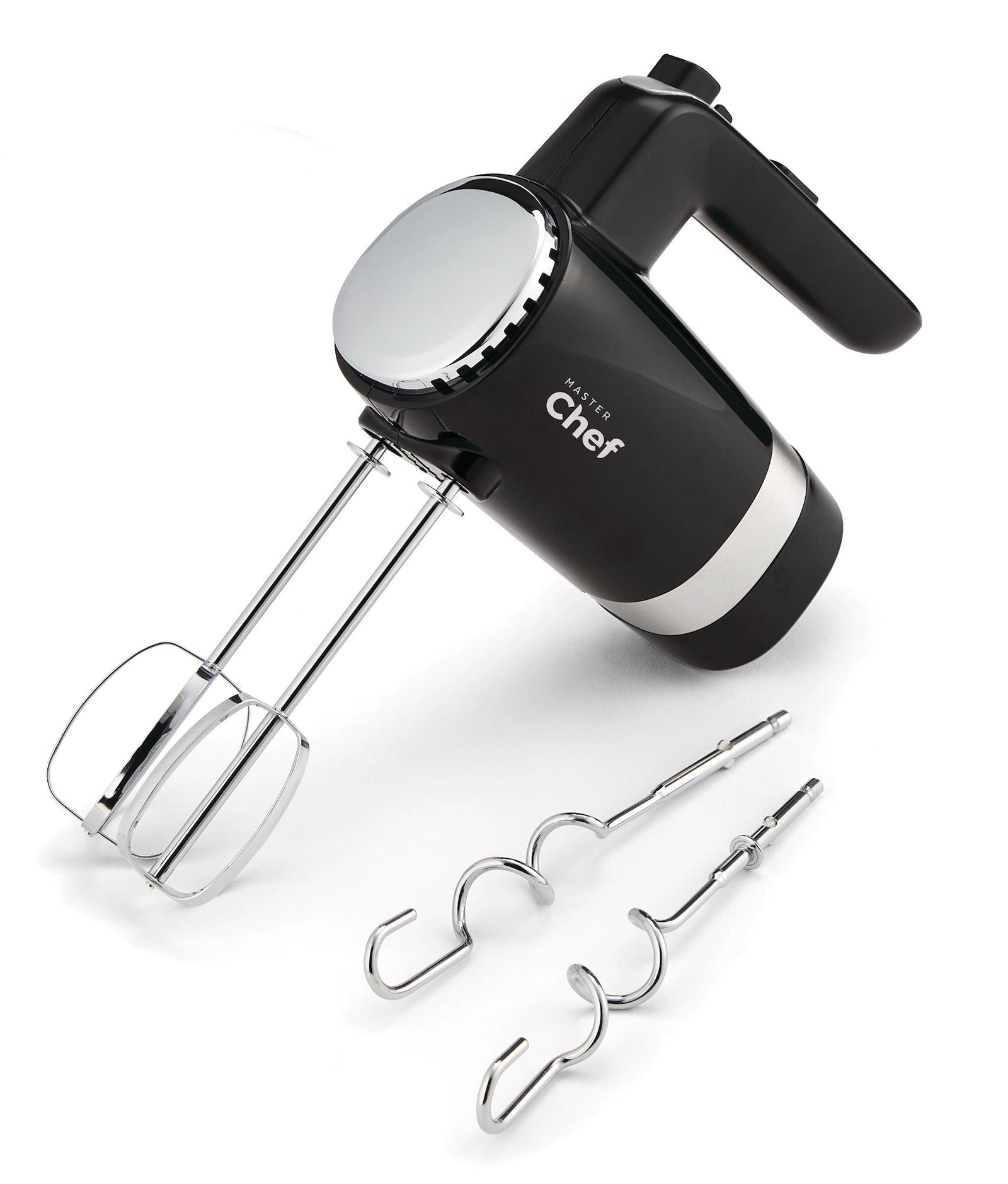 300W 5-Speed Electric Hand Mixer with Storage Base, Black D5J5 - product image 1