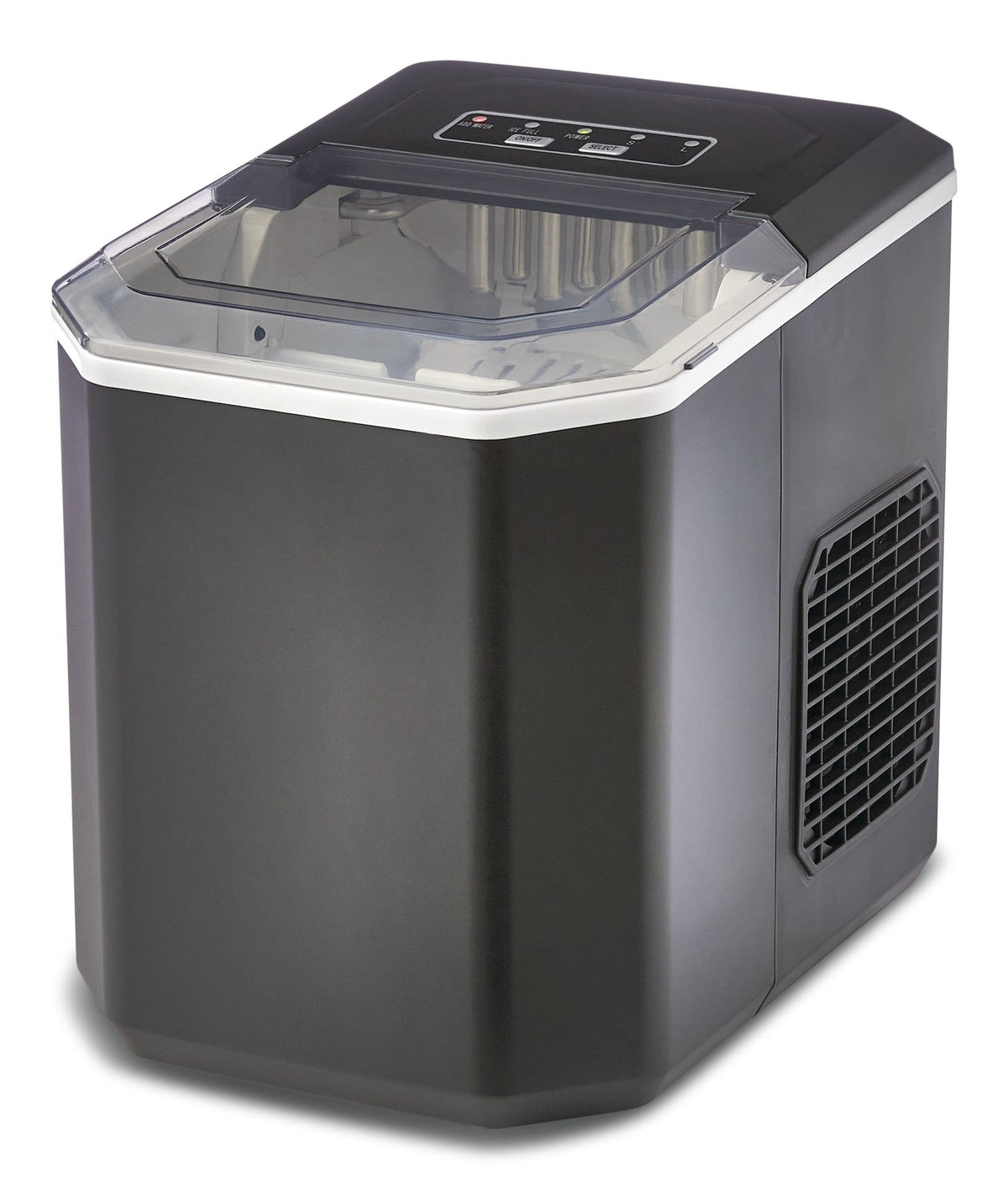 Compact Countertop Ice Maker with LED Display, 26-lb Ice/Day, Black N1T1 - product image 1