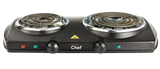 Double Burner Hot Plate, Black, 1500W T4T9 - product image 3