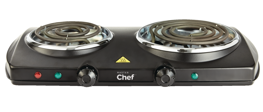 Double Burner Hot Plate, Black, 1500W T4T9 - product image 3