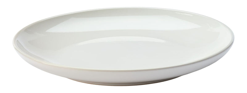 Essential Coupe Stoneware Side Plate, 1-pc, Bright White X2U2