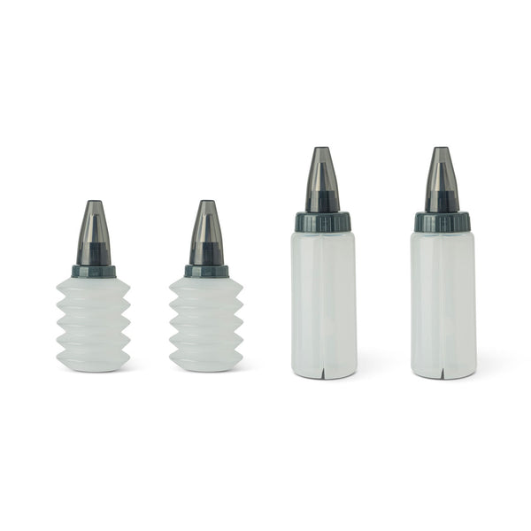 Icing Bottle Set with 4 Different Tips, 4-pc R8N0