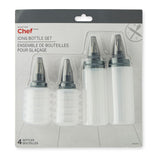 Icing Bottle Set with 4 Different Tips, 4-pc R8N0 - product image 3