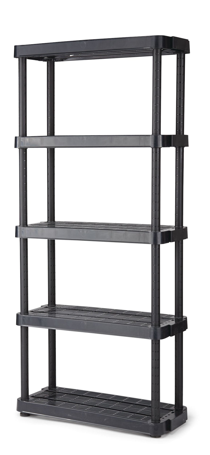 Adjustable 5-Shelf Resin/ Plastic Storage Rack/ Shelving Unit, 36 x 14 x 72-in W3Y2 - product image 2
