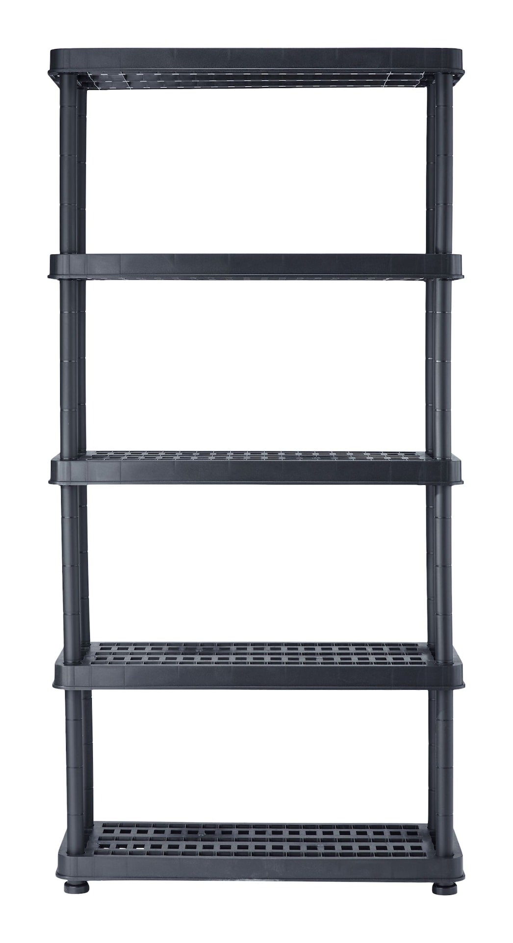 Adjustable 5-Shelf Resin/ Plastic Storage Rack/ Shelving Unit, 36 x 14 x 72-in Q6B2 - product image 4