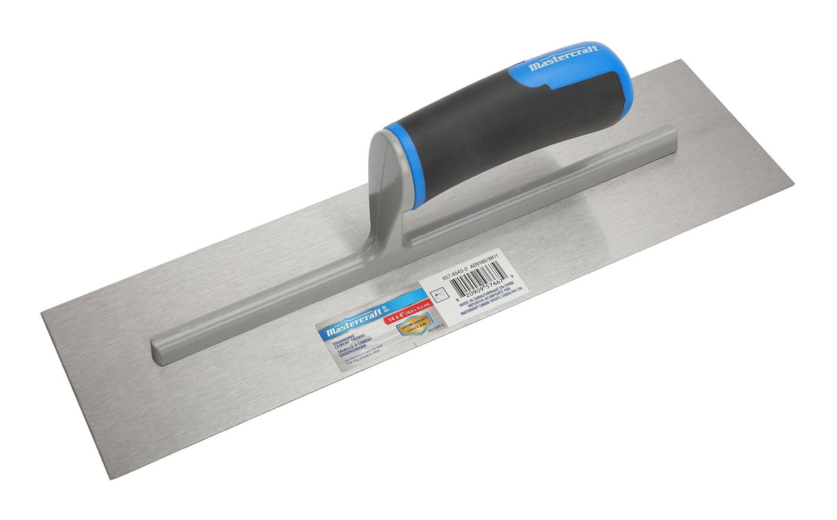 Ergonomic Steel Cement Trowel For Masonry & Concrete Work, 4 x 14-in U5E3 - product image 1