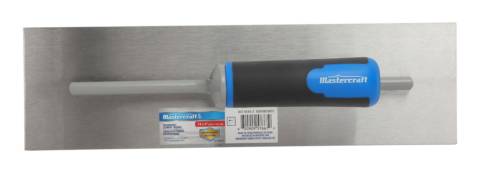 Ergonomic Steel Cement Trowel For Masonry & Concrete Work, 4 x 14-in U5E3 - product image 2