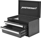 Mini Toolbox with 2 Drawers, Black B6I2 - product image 1