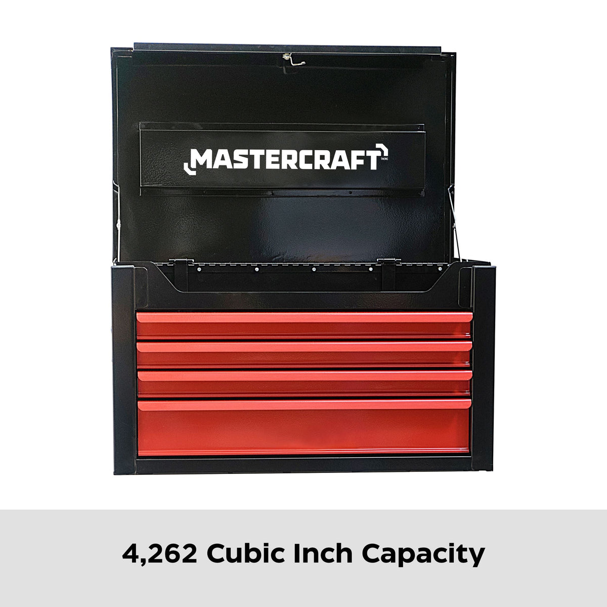 Tool Chest with 4 Drawers, Black & Red, 26-in M3K9 - product image 4