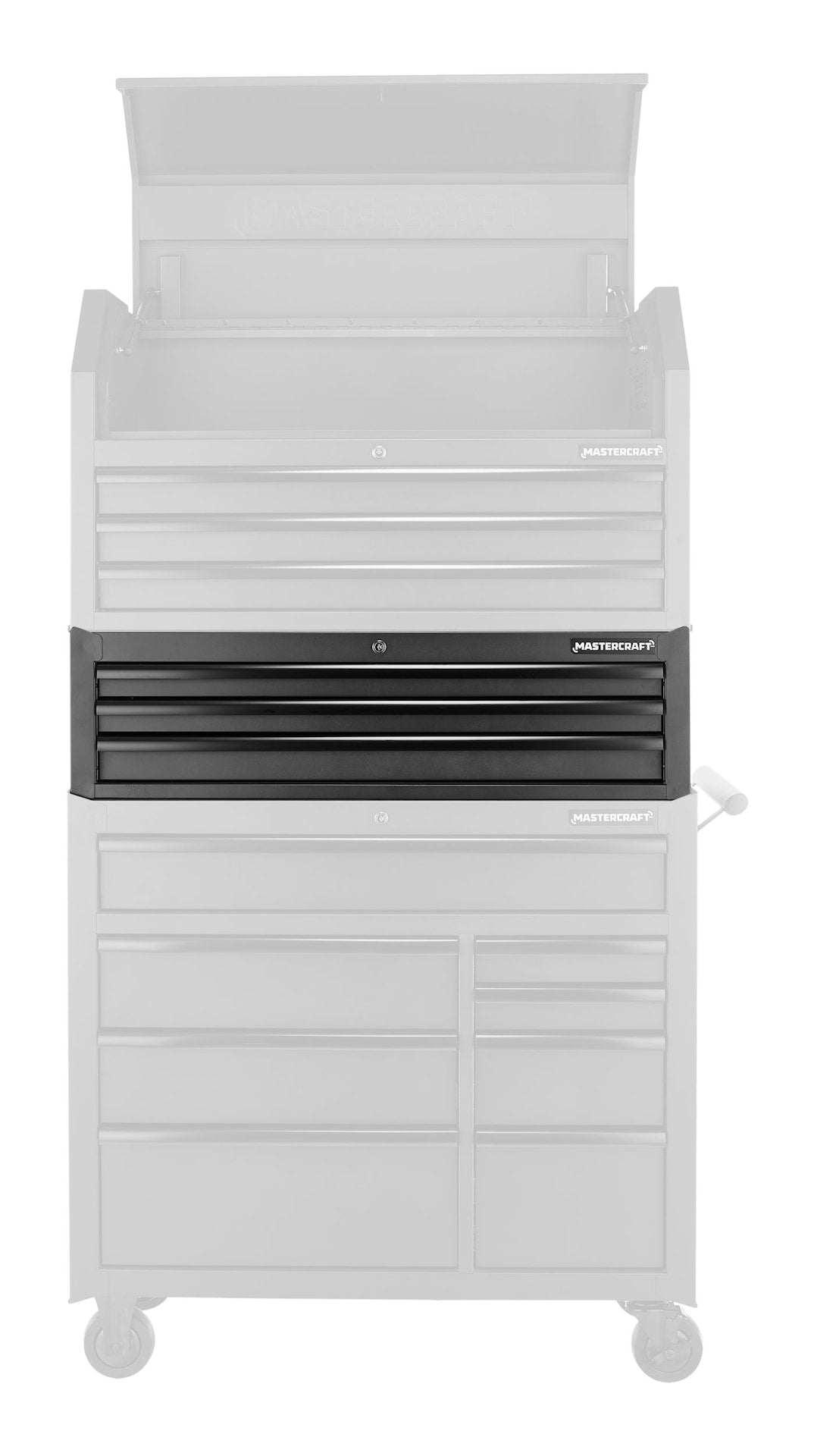Tool Storage Mid-Chest, 3 Drawer, 41-in, Black B6T5 - product image 8