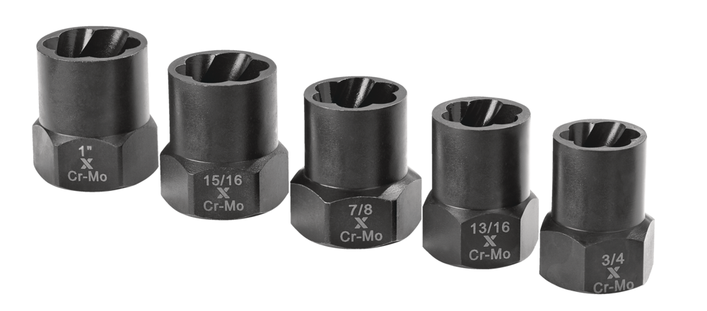 1/2-in Drive Impact Bolt & Nut Remover Set, 5-pc V9H2 - product image 1
