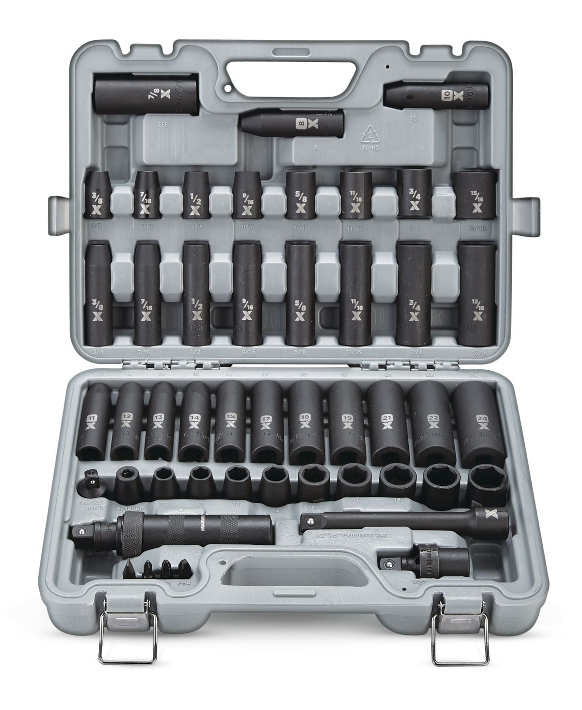 1/2-in Drive Professional Grade Impact Socket Set, 48-pc, CRMO O0R5 - product image 1