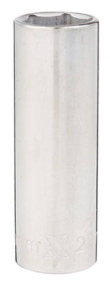 21mm 1/2-in Drive Deep Socket 6-Point, CRV, Chrome Plating U4Z4 - product image 1