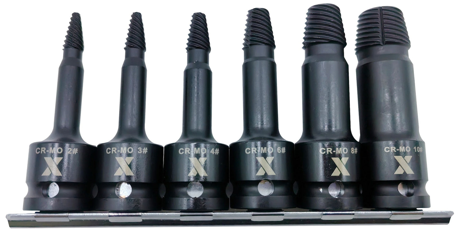 6 Piece 1/2" Drive Impact Screw Extractor Rail E6D1 - product image 2