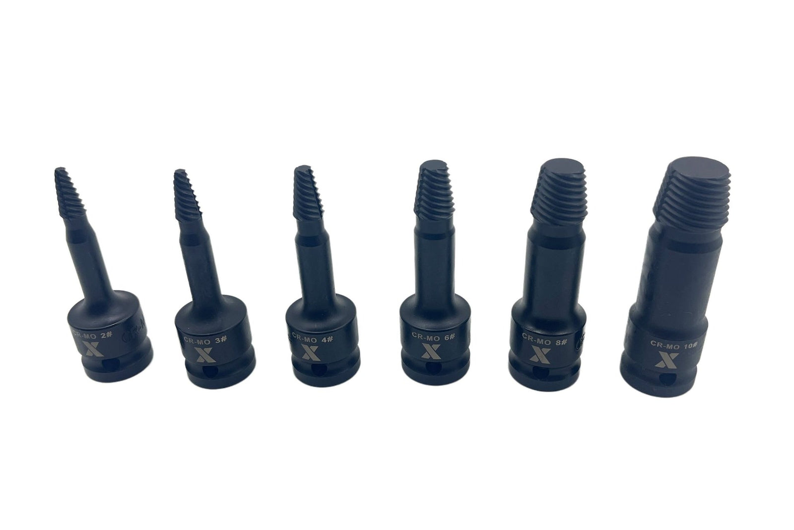6 Piece 1/2" Drive Impact Screw Extractor Rail E6D1 - product image 5