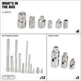 Extension Tool & Socket Accessory Set, 20-pc L0A8 - product image 2