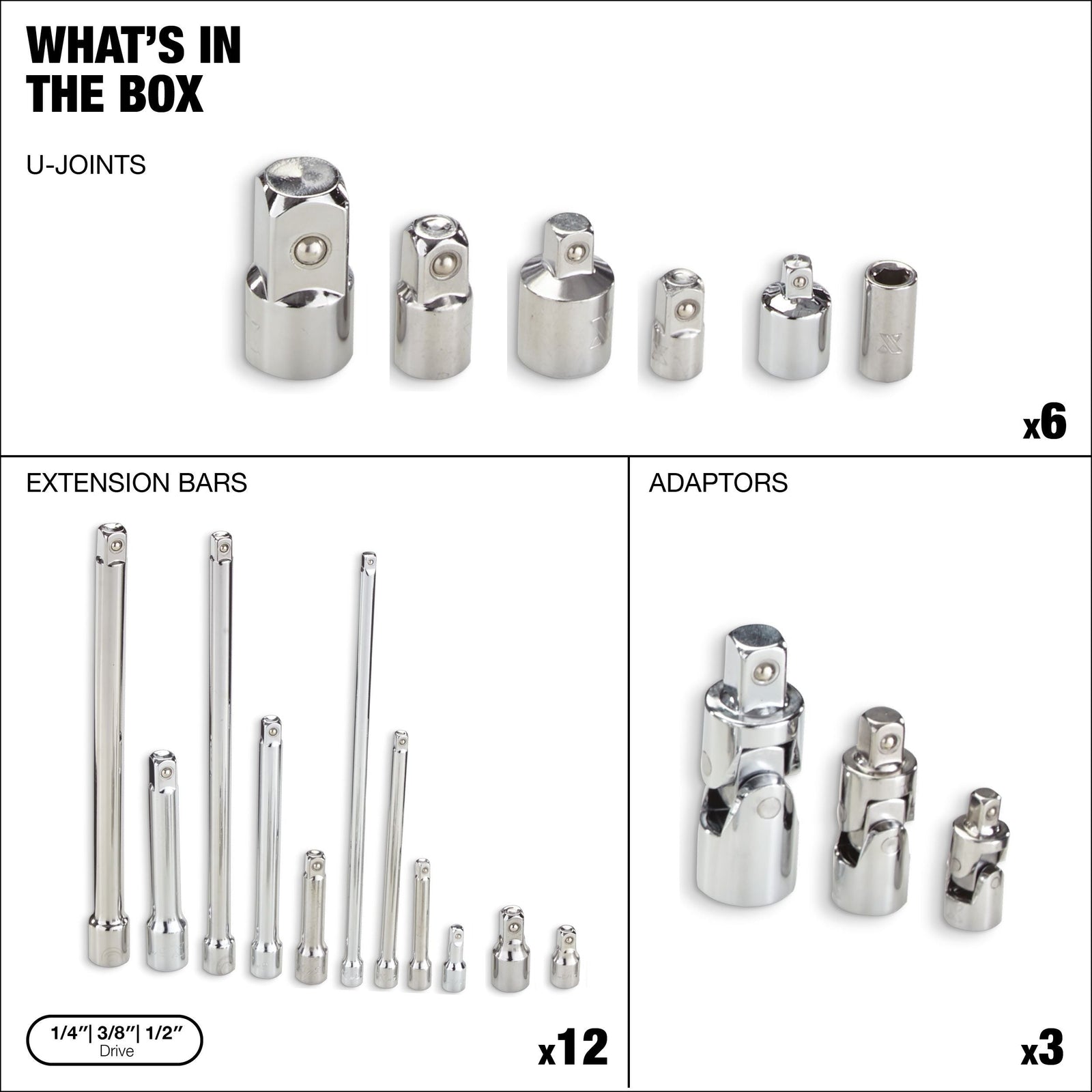 Extension Tool & Socket Accessory Set, 20-pc L0A8 - product image 2