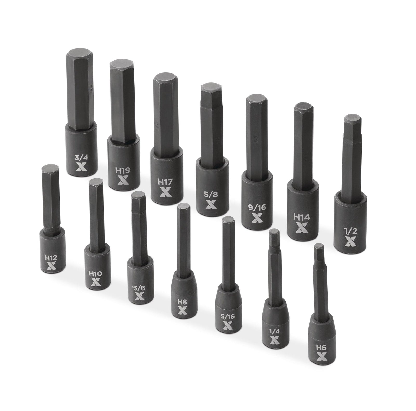 Hex Impact Socket & Bit Socket Set, 14-pc, SAE/Metric M9X7 - product image 2