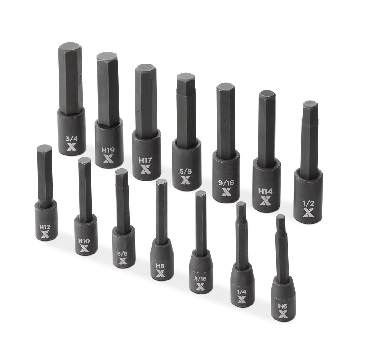 Hex Impact Socket & Bit Socket Set, 14-pc, SAE/Metric F1W4 - product image 2