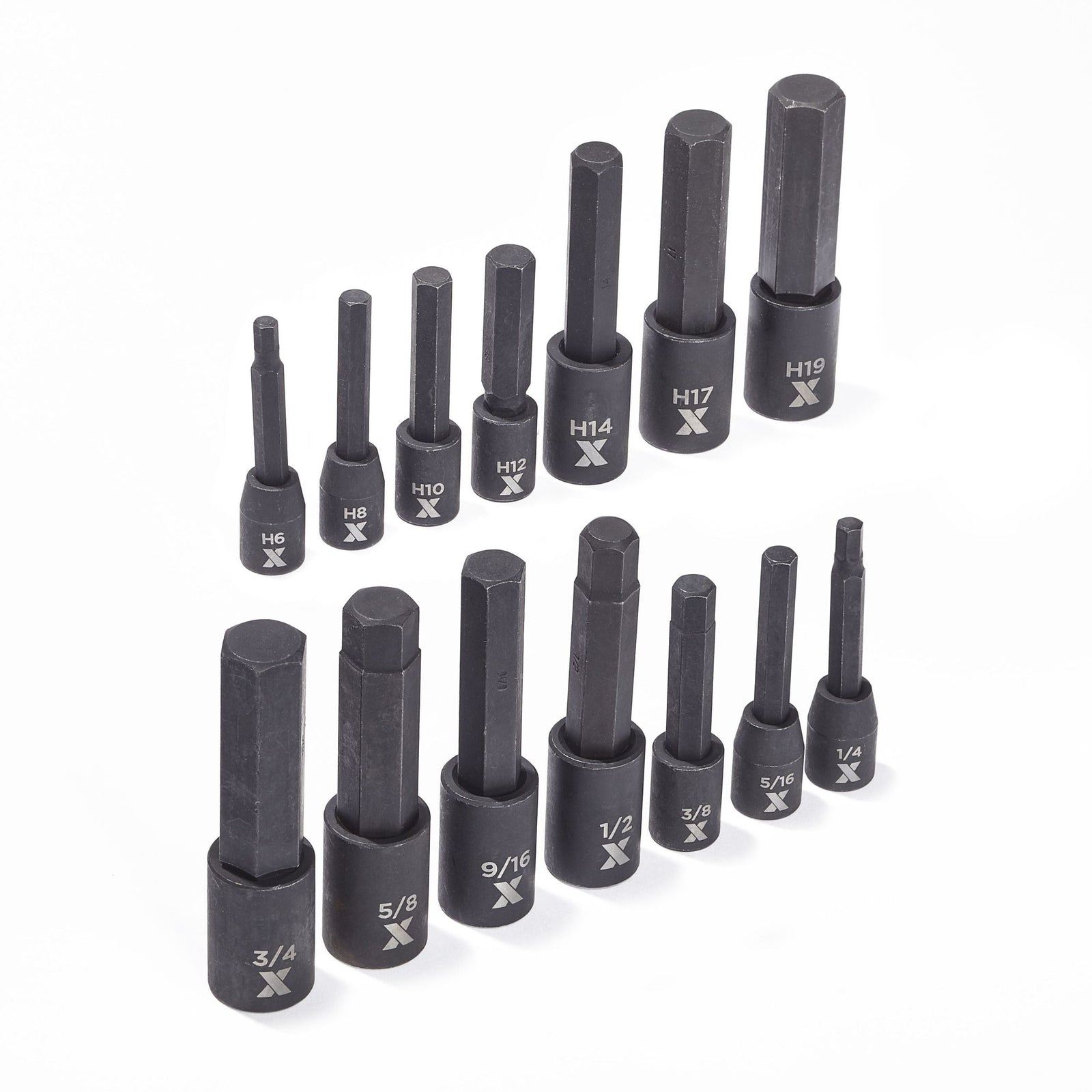 Hex Impact Socket & Bit Socket Set, 14-pc, SAE/Metric M9X7 - product image 4