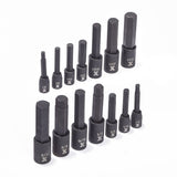Hex Impact Socket & Bit Socket Set, 14-pc, SAE/Metric F1W4 - product image 4