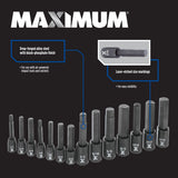 Hex Impact Socket & Bit Socket Set, 14-pc, SAE/Metric M9X7 - product image 6