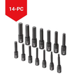Hex Impact Socket & Bit Socket Set, 14-pc, SAE/Metric M9X7 - product image 7