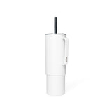 Stainless Steel Insulated All Day Straw Cup with Handle, White, 32-oz Q3T1 - product image 1
