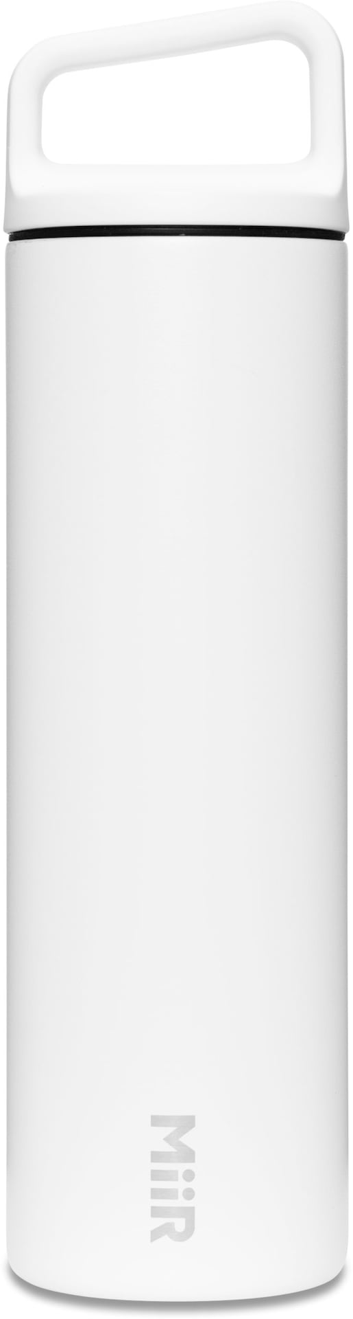 Wide Mouth Stainless Steel Insulated Travel Water Bottle, White, 20-oz X5K8