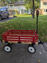 Industries Express Kids' Convertible Wooden Wagon Sleigh/Sled For All Seasons, Ages 3+ J1H7 - product image 3