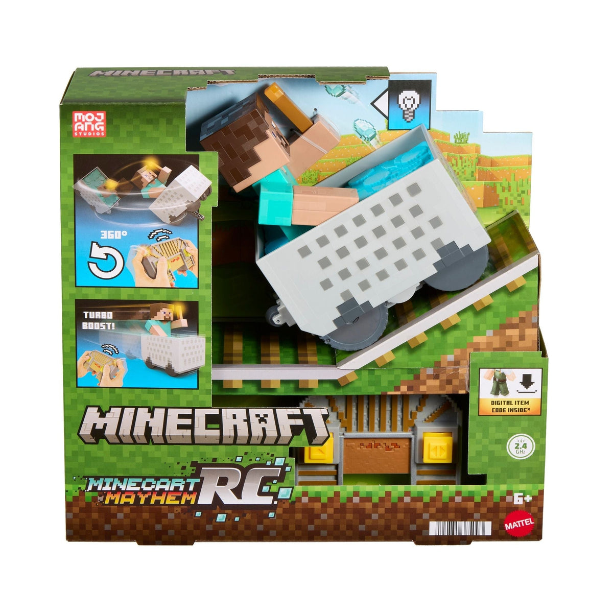 RC Steve with Minecart K5S4 - product image 1