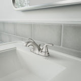 Adler Double Handle Bathroom Faucet, Spot Resist Brushed Nickel A9P1 - product image 4
