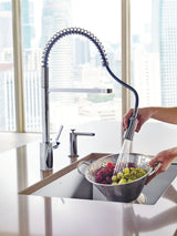 Align Single Handle High Arc Pull Down Sprayer Kitchen Faucet, Chrome J0B5 - product image 8
