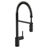 Align Single Handle High Arc Pull Down Sprayer Kitchen Faucet, Matte Black Q2I1 - product image 1