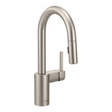 Align Single Handle High Arc Pull Down Sprayer Kitchen Faucet, Stainless Steel E6G1 - product image 2