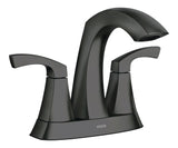 Lindor Double Handle Bathroom Faucet, Meets EPA WaterSense Criteria, Matte Black B5D4 - product image 1