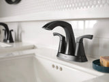 Lindor Double Handle Bathroom Faucet, Meets EPA WaterSense Criteria, Matte Black B5D4 - product image 3