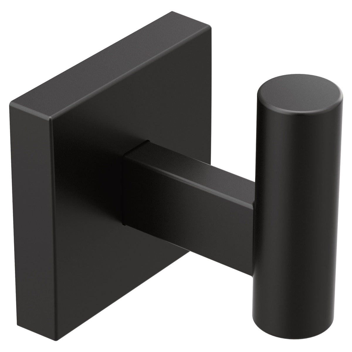 Triva Single Robe Hook, Matte Black B1I3 - product image 1