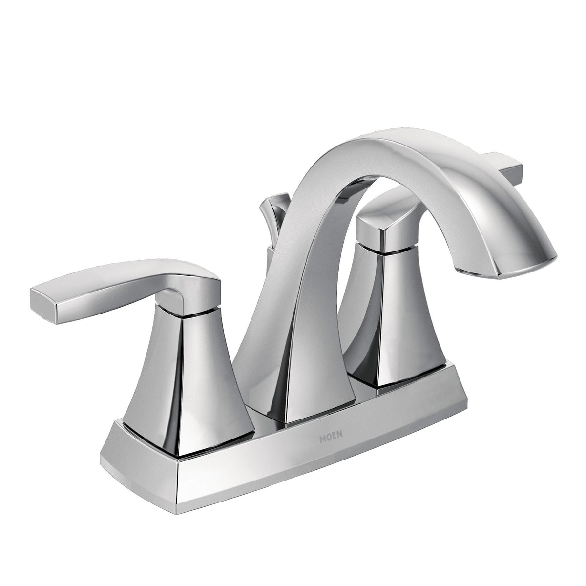 Voss Double Handle High Arc 4-in Centerset Bathroom Sink Faucet, Chrome V2C0 - product image 1