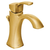 Voss Single Handle High Arc Bathroom Sink Faucet, Brushed Gold X4X1 - product image 2