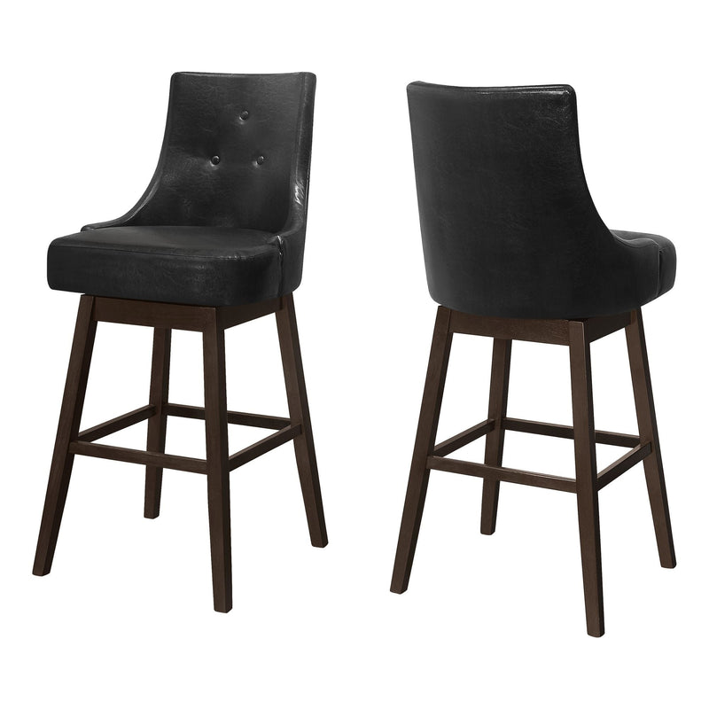 Specialities Tufted Swivel Barstool, 46-in H8P2