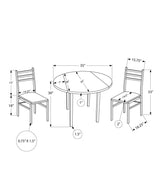 Specialties Dining Set, Taupe, 3-pc S8H6 - product image 5