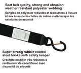 1,000-lb Marine Gunwale Strap, Fully Adjustable, 2-in x 16-ft I2N1 - product image 3