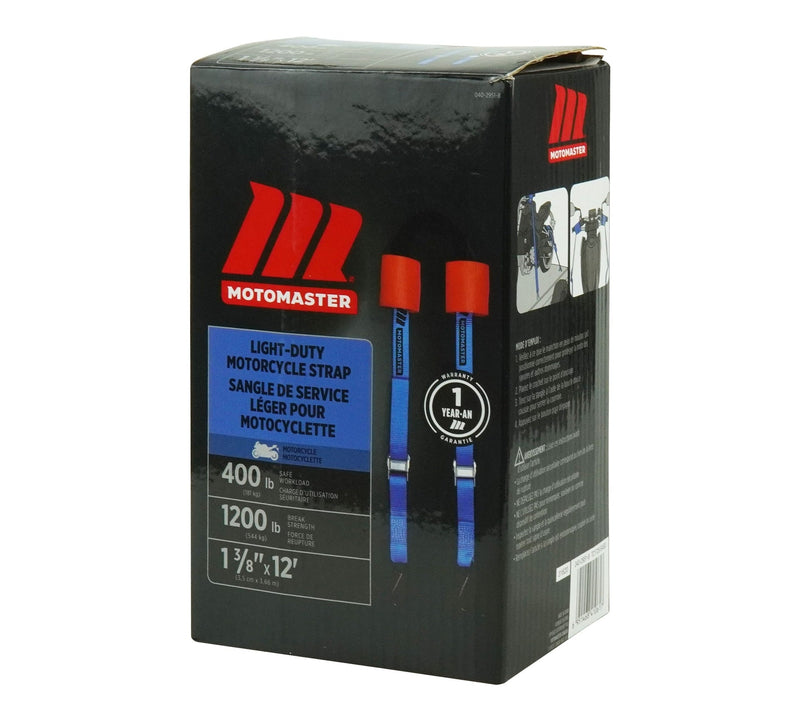 1,200-lb Motorcycle Tie Down Strap, 1 3/8-in x 12-ft K5D2
