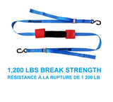 1,200-lb Motorcycle Tie Down Strap, 1 3/8-in x 12-ft K5D2 - product image 3